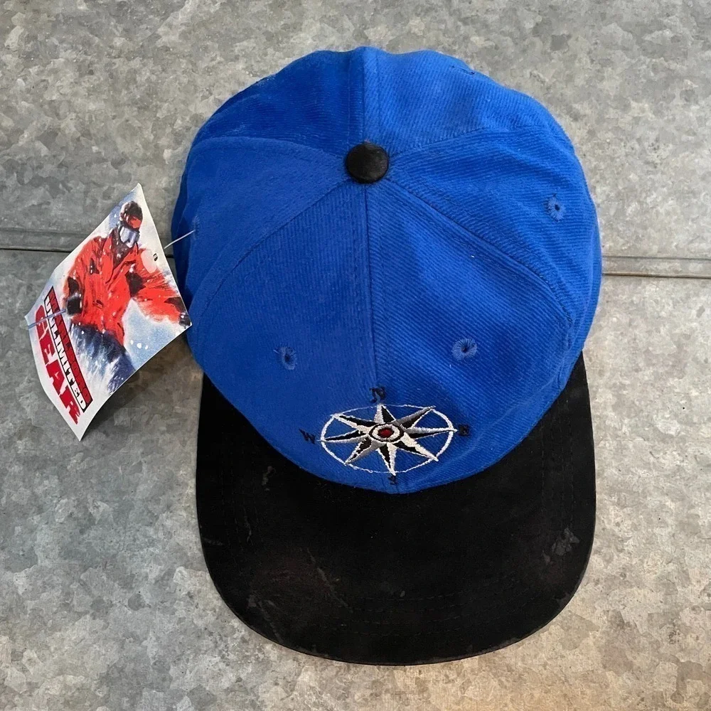 NWT Vintage Marlboro Hat Cap Strap Back Unlimited Gear Compass Cigarette 90s